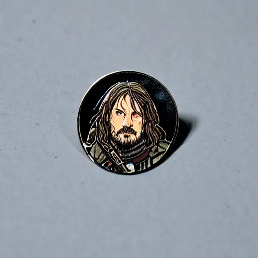 Image similar to aragorn enamel pin