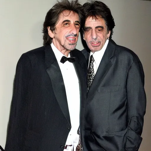 Image similar to robert dinero and al pacino as one person