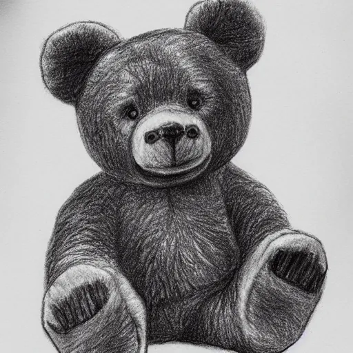 Teddy Bear Drawing by Karl Addison - Fine Art America-saigonsouth.com.vn