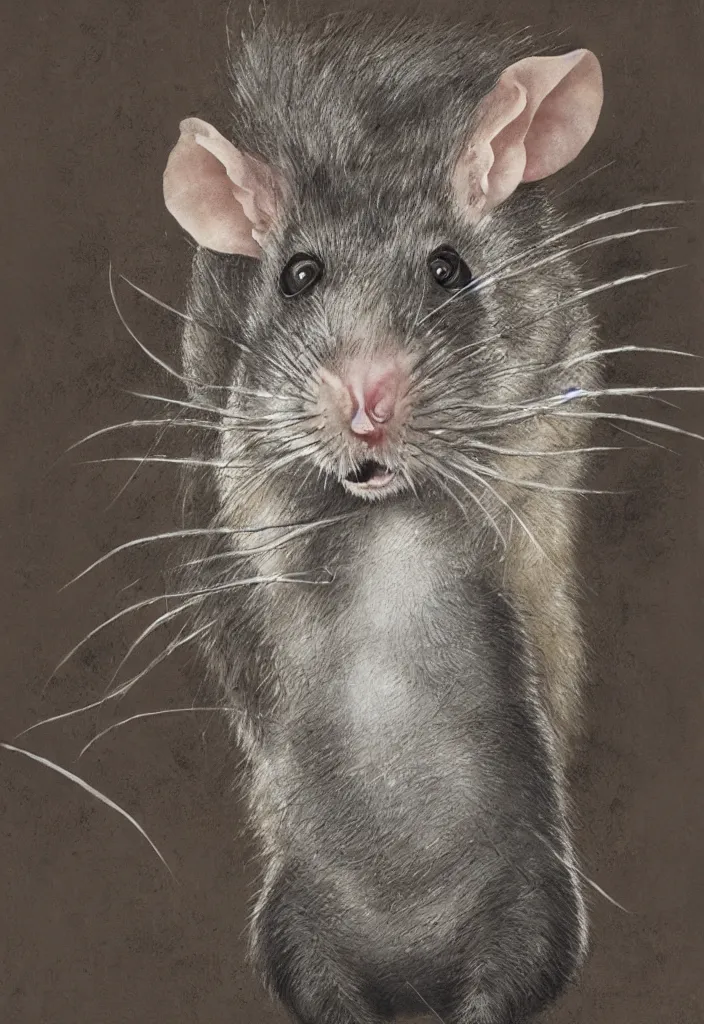 Image similar to portrait of a rat mad scientist