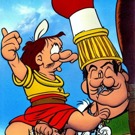 Prompt: asterix by uderzo