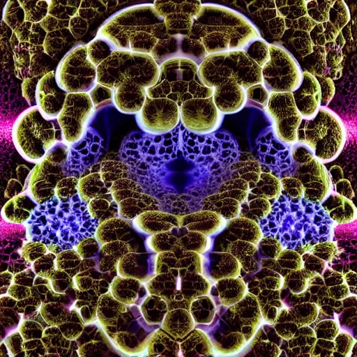Prompt: a gigantic human brain made entirely of Mandelbrot fractals, trending on artstation, 8k octane render, hyperrealistic