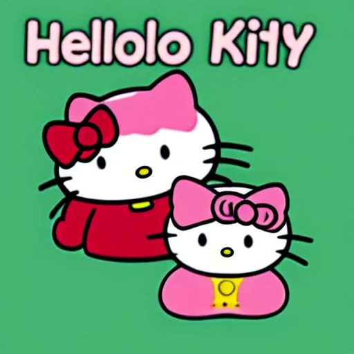 Prompt: hello kitty in south park