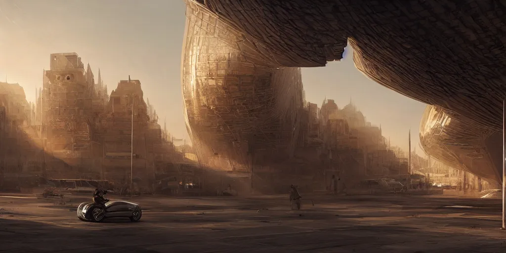 Prompt: Futuristic marrakech , beautiful dynamic lighting, cinematic, wide angle establishing shot, extremely high detail, photo realistic, cinematic lighting, post processed, concept art, artstation, matte painting, style by eddie mendoza, raphael lacoste, alex ross, volumetric lighting, light rays, photorealistic, ultrarealistic, moody, coronarender, 8k