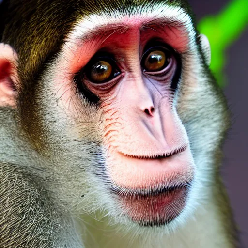 Image similar to monkey portrait