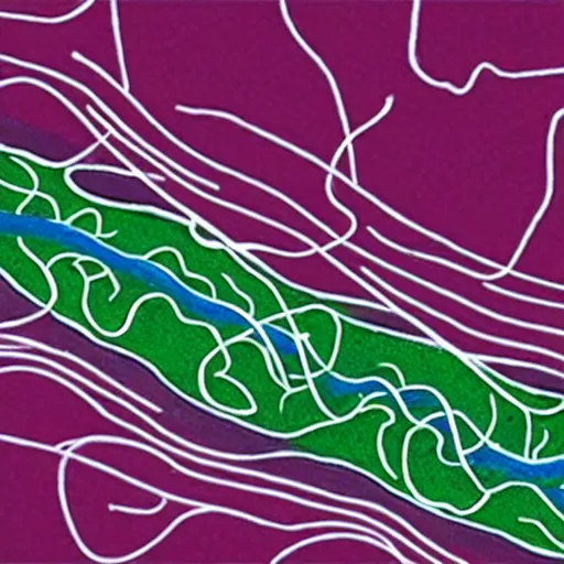 Image similar to detailed realistic illustration of a neuromuscular junction