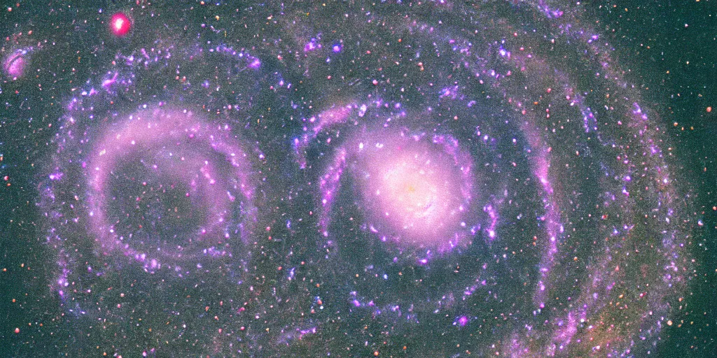 Image similar to View of the spiral galaxy, Kodak Gold 200, Megapixel