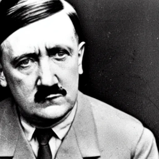 Image similar to closeup adolf hitler mugshot