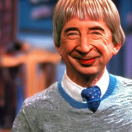 Image similar to Ultra Instinct Mr. Rodgers