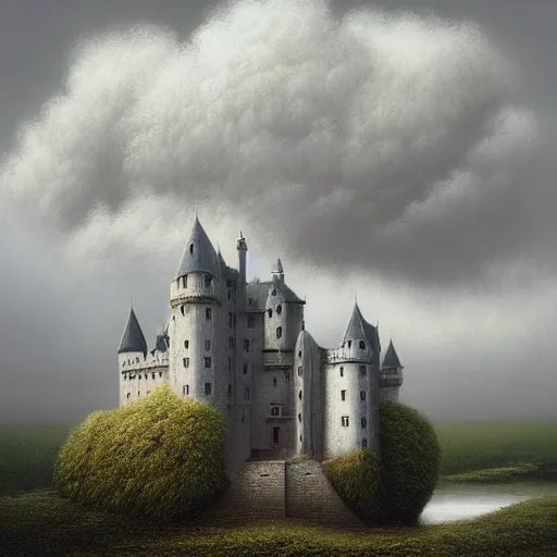 Image similar to castle in clouds by lee madgwick