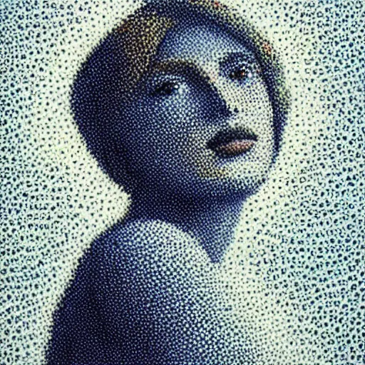 Image similar to pointillism