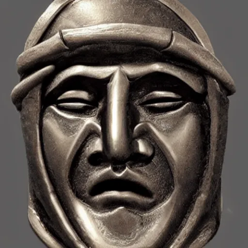 Prompt: Christopher Columbus mask mold