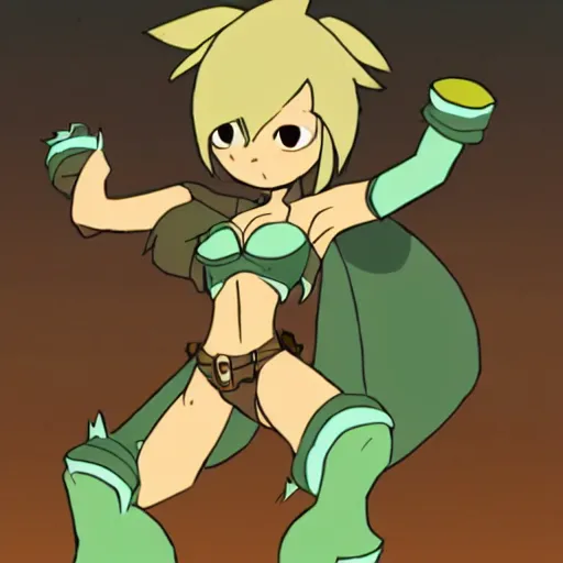 Prompt: a character from the wakfu cartoons