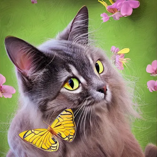 Image similar to a fluttercat