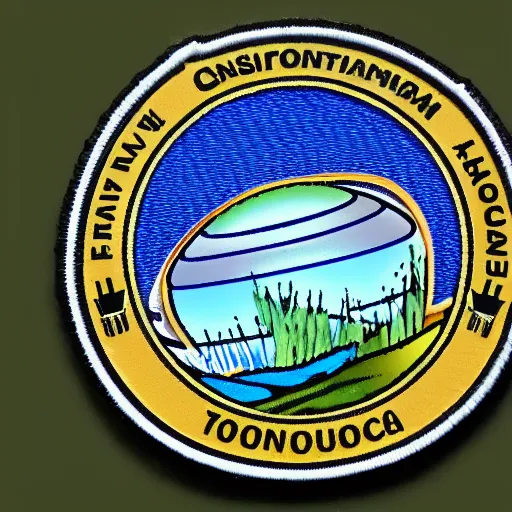 Image similar to centre for satellite data in environmental science logo mission patch