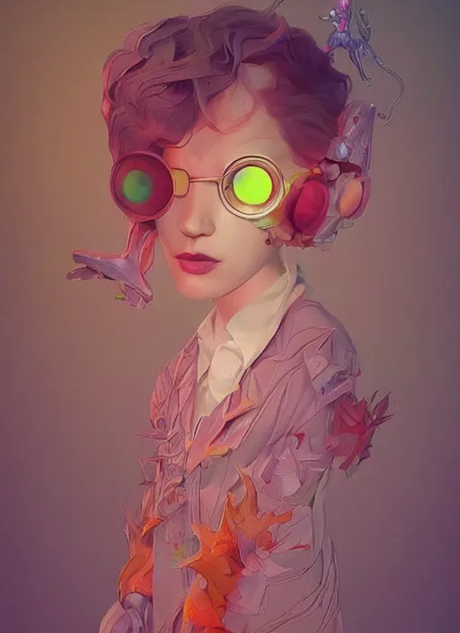 Prompt: colourful caricature - 3 d vfx art - of a the moon, art style by james jean & hsiao - ron cheng, character concept art, unreal engine render, digital illustration, sharp, intricate detail, volumetric light, ray tracing, soft light, symmetric, pinterest, artstation, behance,