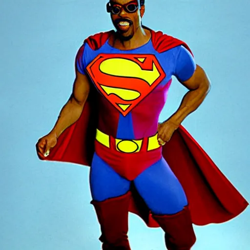 Prompt: Pootie tang as superman