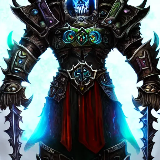 Image similar to world of warcraft chad lich king