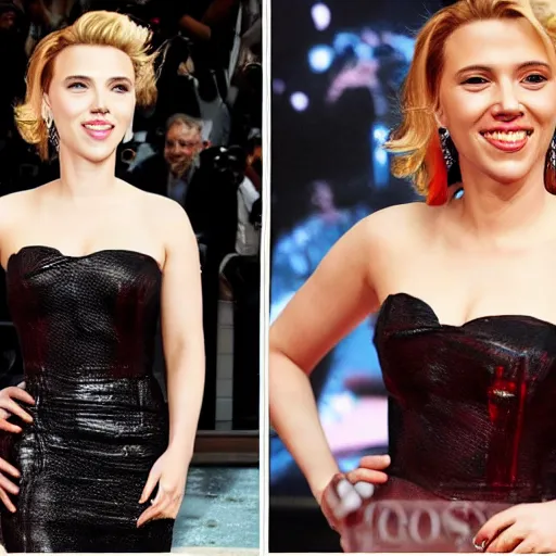 Prompt: Scarlett Johansson, Creazione di Adamo style