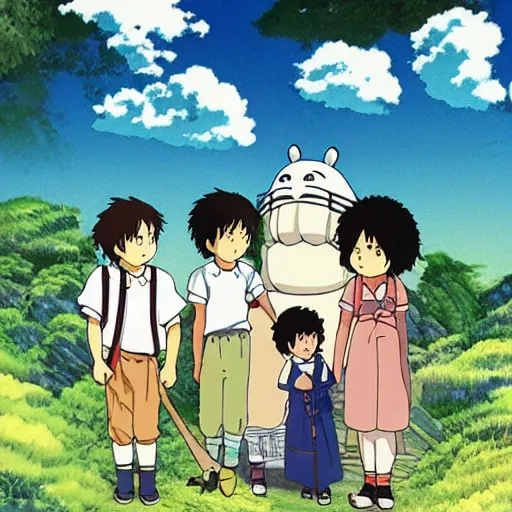 Image similar to by studio ghibli