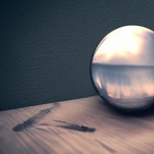 Prompt: a mini house in a crystal ball octane render hyperdetailed