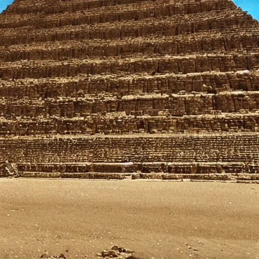 Image similar to the ancient pyramids being built historically accurate hyperrealism photo - realistic lifelike real maximalist 8 k