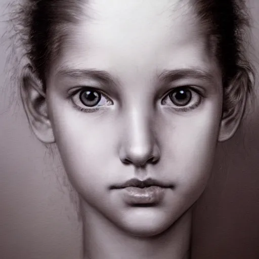 Image similar to hyperrealist portrait photo of a young gynoid by sally mann and alan lee, fantasy, photo realistic, dynamic lighting, artstation, poster, volumetric lighting, very detailed faces, award winning, full face, symmetry