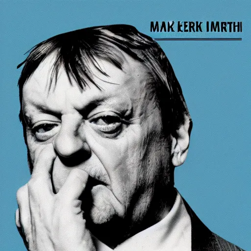 Image similar to mark e smith jazz album in the style of a 1 9 6 0 s blue note album cover
