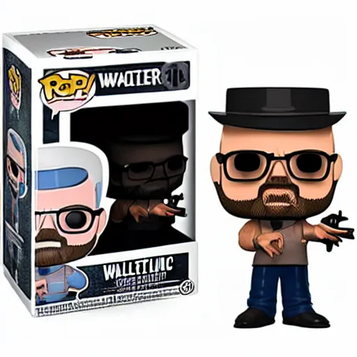 Image similar to Walter White as a Funko Pop figurine