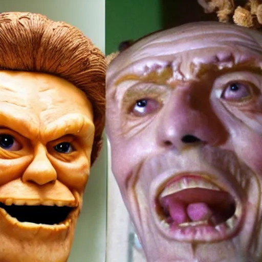 Prompt: a jack o onion with willem dafoe's face carved on it, highly detailed