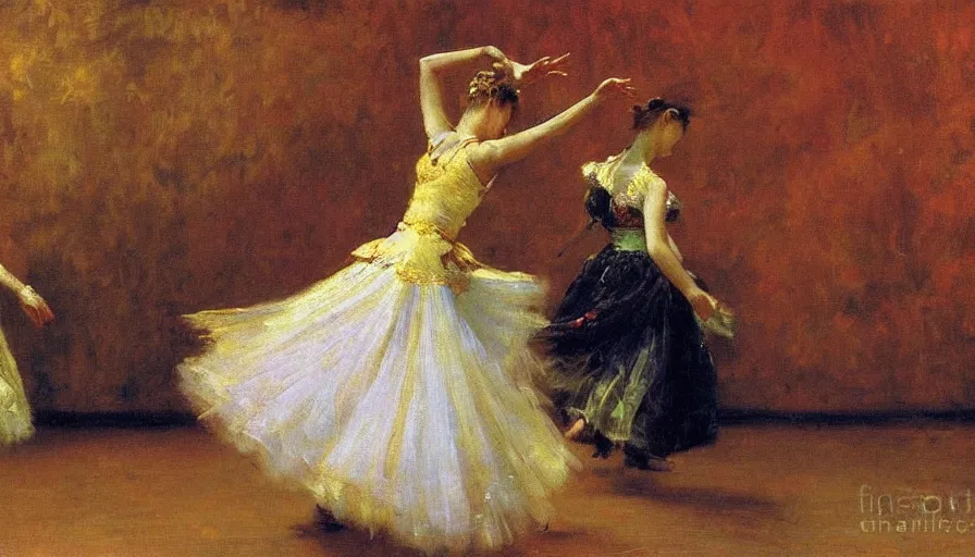 Prompt: high quality high detail painting by ilya repin, dancing woman, hd