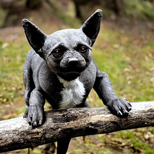 Image similar to gollum - faced samoed dog