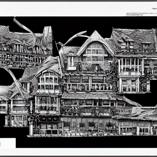 Prompt: 200 Hotels Manga panel award winning black and white art by Frank Zappa and Kim Jung Gi pen highly detailed pen and ink matte painting