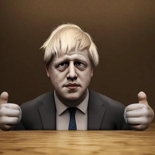 Prompt: Boris Johnson with Travis barkers body, realistic artstyle, wide shot, dramatic lighting, octane render, hyperrealistic, high quality, highly detailed, HD, beautiful, cinematic, 8k, unreal engine, facial accuracy, symmetrical