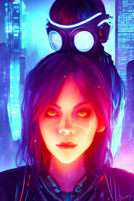Image similar to portrait futuristic wickedness cyberpunk young female necromancer, in futuristic moonlight light source tokyo rooftop cyberpunk night, ssci-fi, fantasy, intricate, very very beautiful, elegant, neon light, highly detailed, digital painting, artstation, concept art, soft light, hdri, smooth, sharp focus, illustration, art by tian zi and craig mullins and WLOP and alphonse mucha