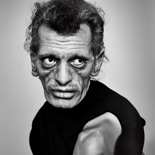 Prompt: albanian stand up comedian, colored, natural lighting, by jamel shabbaz, robert mapplethorpe, davide sorrenti