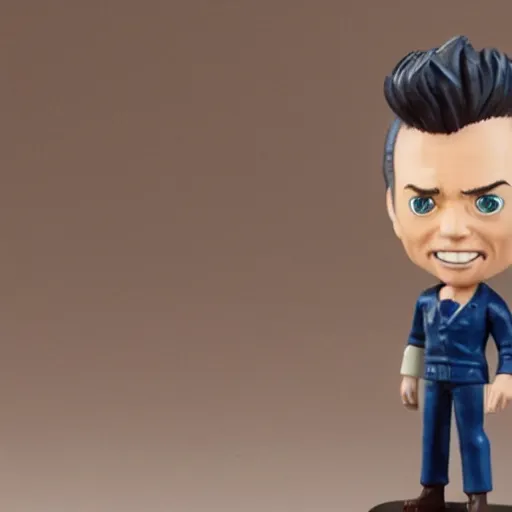 Prompt: A fallout 4 bobblehead with the face of Tom Waits