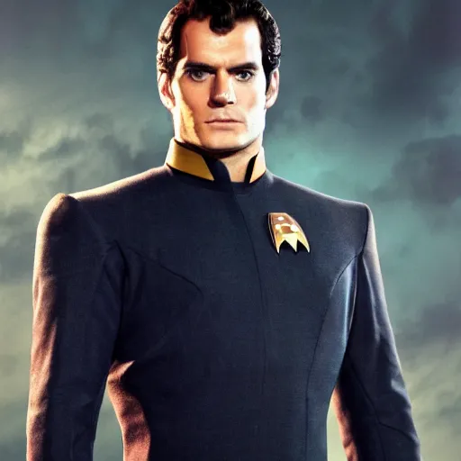 a full body photograph of henry cavill as a star fleet | Stable ...