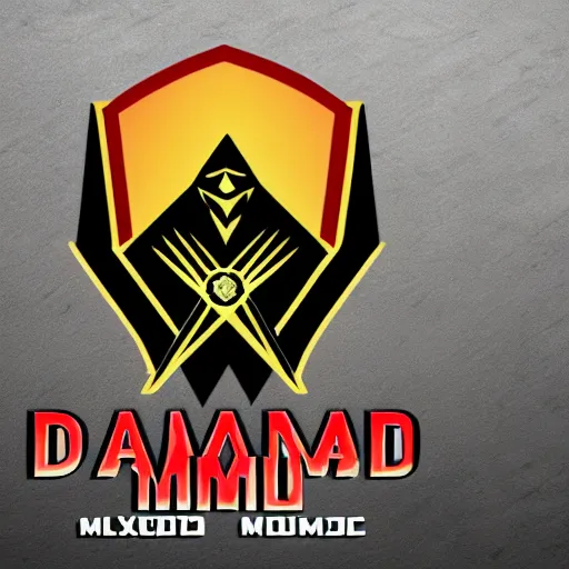 Prompt: Diamond Mixed Martial Arts, Logo Design