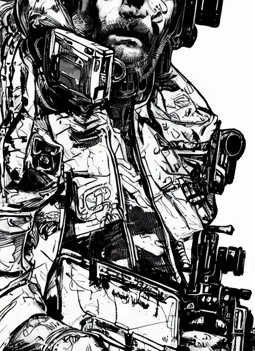 Image similar to cyberpunk blackops spy. vernon. stealth tech. portrait by ashley wood and alphonse mucha and laurie greasley and josan gonzalez and james gurney. spliner cell, apex legends, rb 6 s, hl 2, d & d, cyberpunk 2 0 7 7. realistic face. dystopian setting.