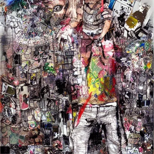 Image similar to concept art by david choe