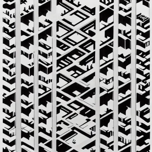 Image similar to lifts, by m. c. escher