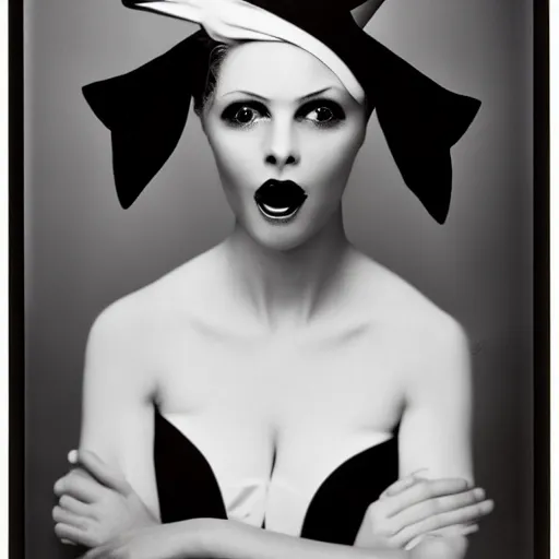 Image similar to elegant woman dressed up as pikachu, art photo by Annie Liebovitz and Frantisek Drtikol, digital photo, clean, sharp, smooth, glossy photo