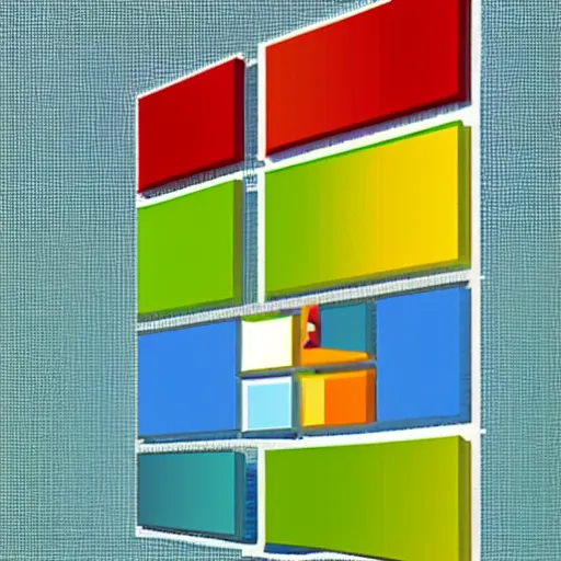 Prompt: microsoft windows 1. 0 logo