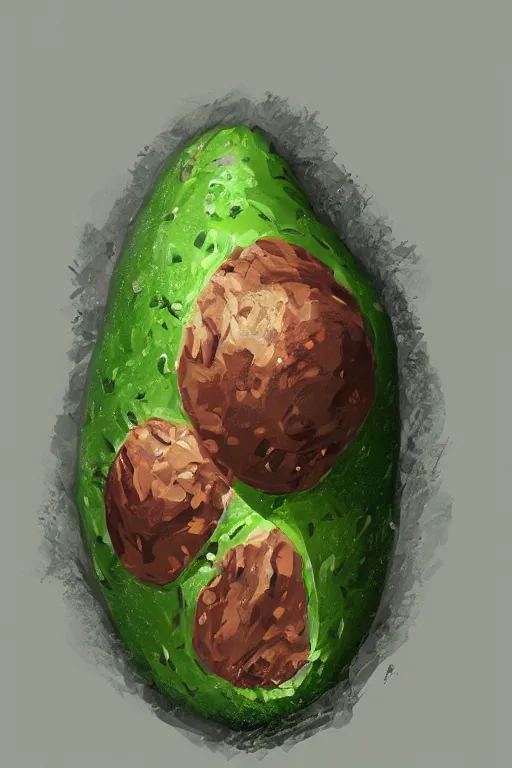 Image similar to avocadoman is a superhero, artgem, digital painting, color painting, hyperrealistic, concept art, oil painting, masterpiece, concept art, trending on deviantart, realistic and detailed face, highly detailed, high quality, 8 k, soft lighting, fancy colors, fantasy, cinematic, high coherence