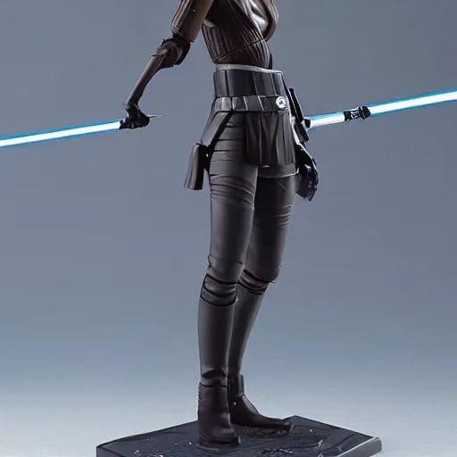 Image similar to a jacen solo ( from star wars legends ) highly detailed kotobukiya artfx bishoujo statue