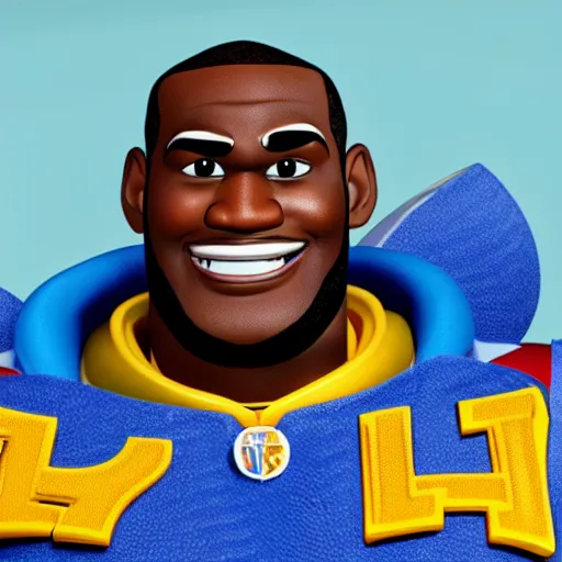 Prompt: lebron james in toy story