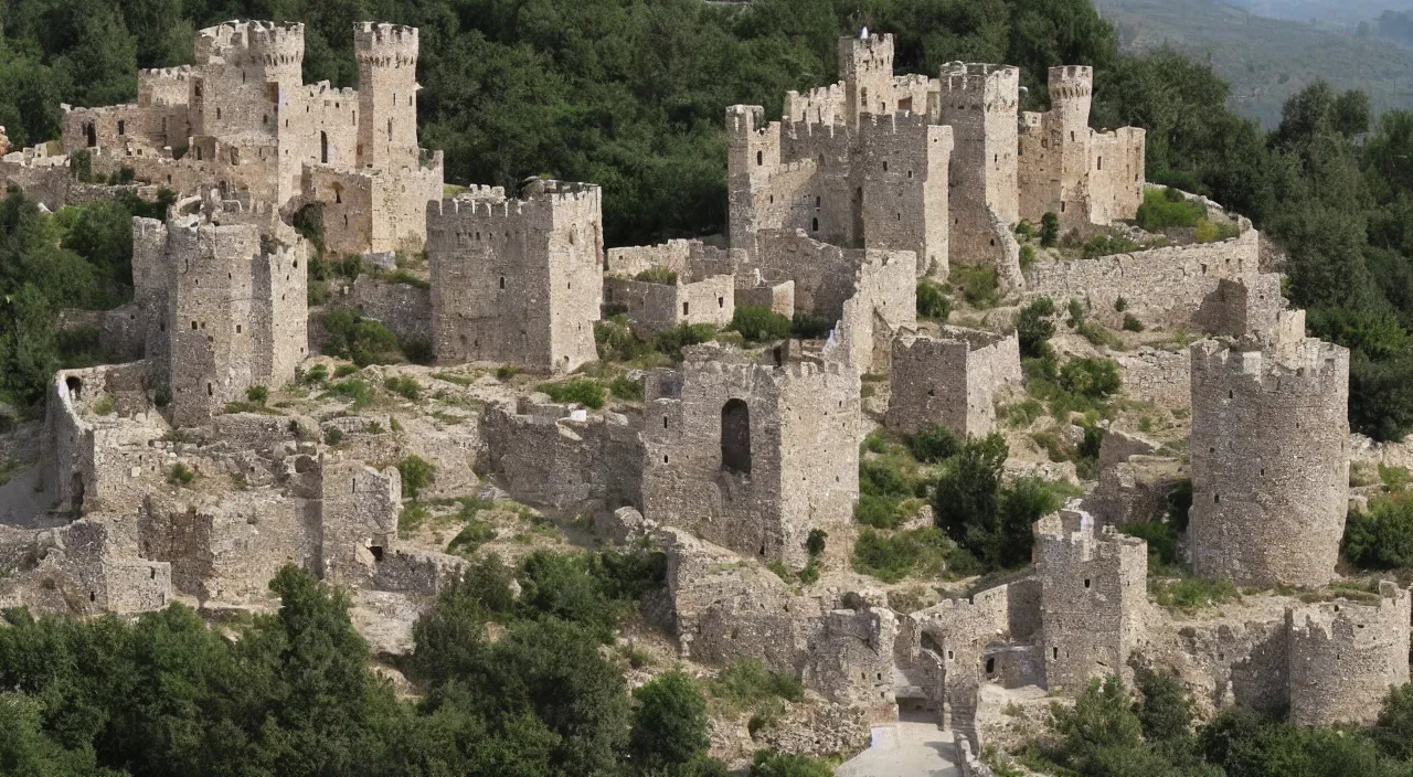 Image similar to a byzantine castle