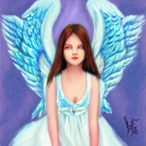 Image similar to angel, character portrait by L J Koh