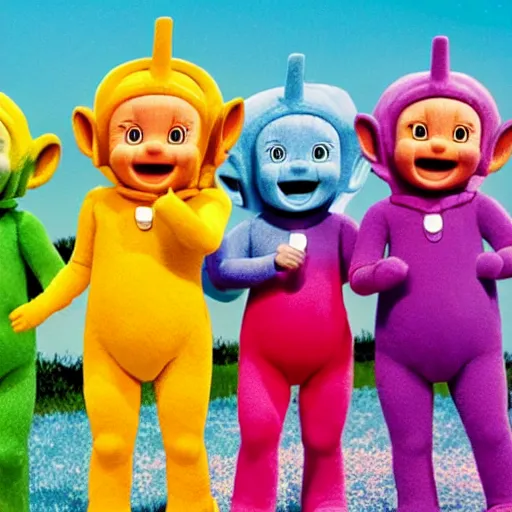 Image similar to teletubbies